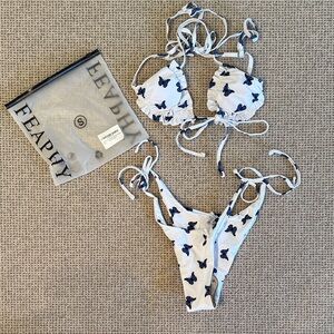 NWT Feaphy butterfly bikini - size S
